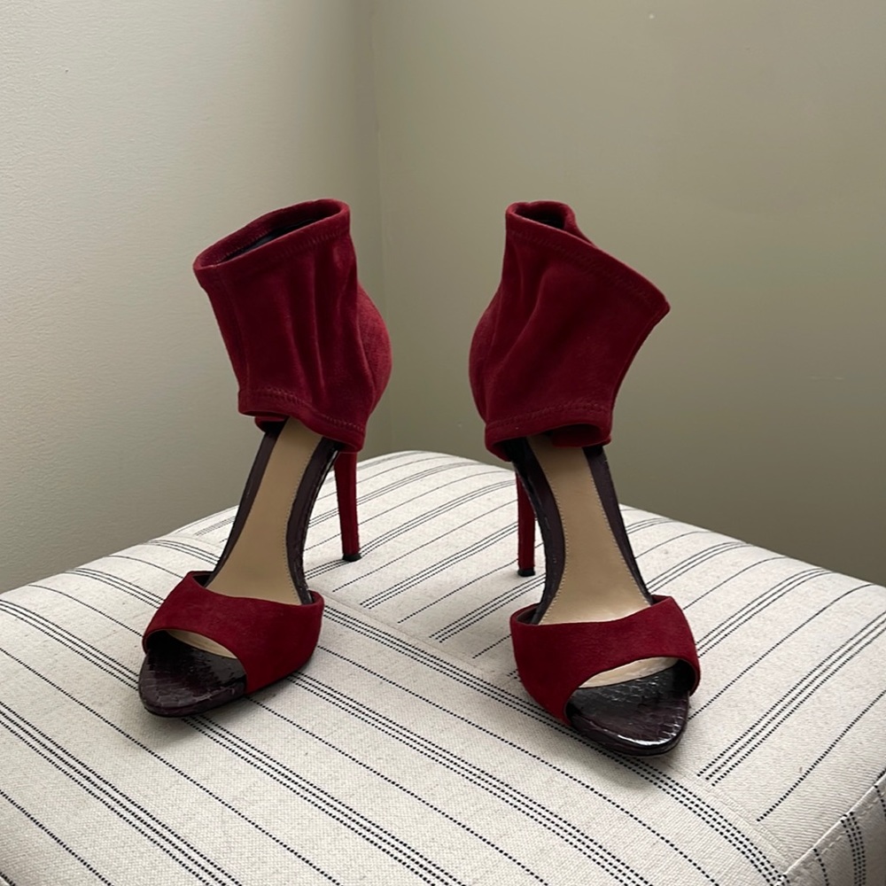 Brian Atwood, size 9, burgundy red sandal